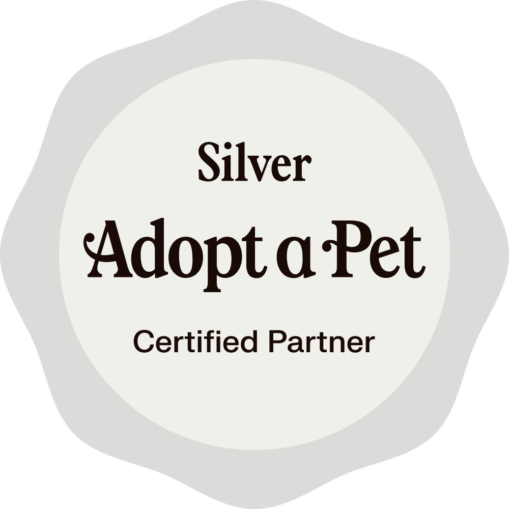Logo for Adopt a Pet. See our pets!